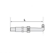 Нижнее плечо прямое O 40 х 400мм для серии SG 36-42 Fubag [31053]