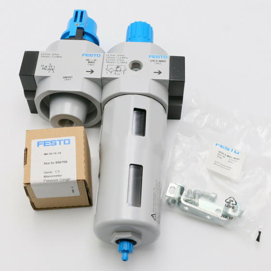 Блок подготовки воздуха Festo LFR-1/2-D-MAXI-KC [186043]